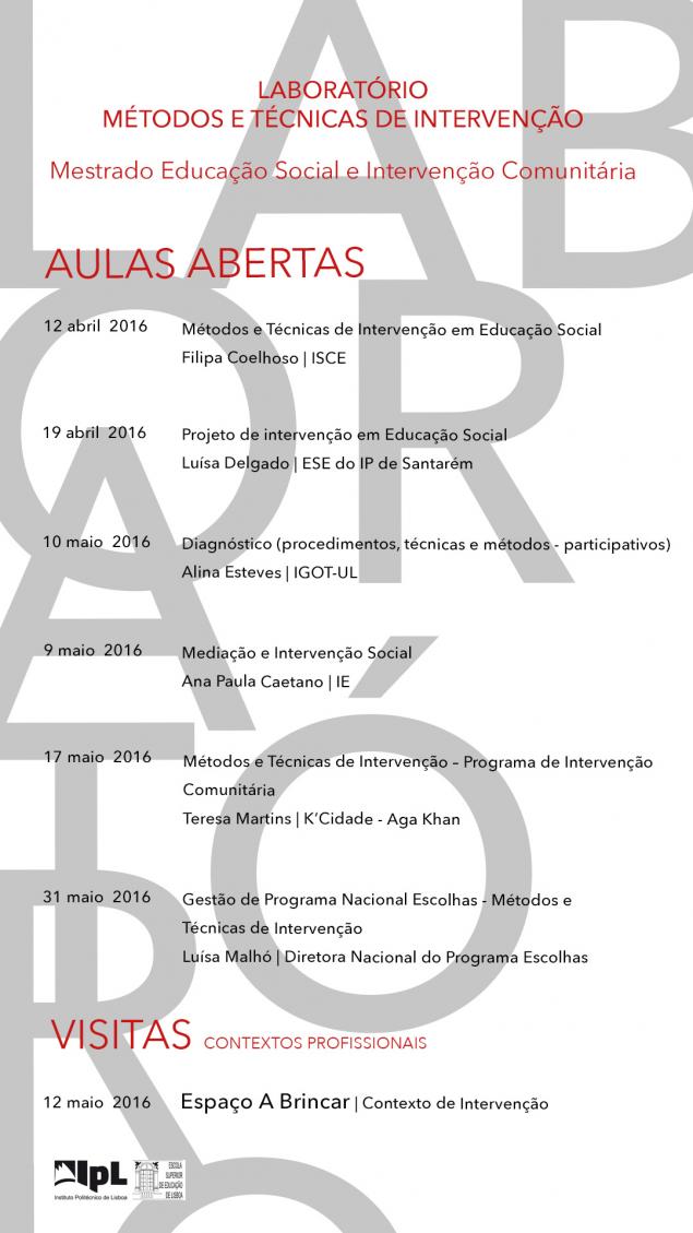 cartaz aulas abertas