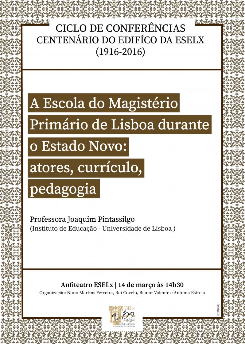 cartaz ciclo de conferências 