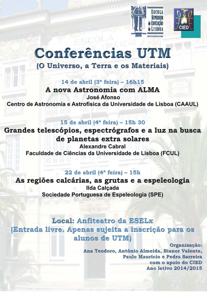 cartaz conferencias