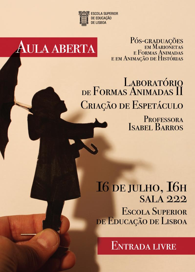 Cartaz aula aberta